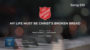 Song 610 My life must be Christ's broken bread PIANO MP4