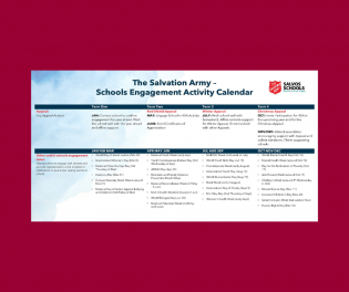Yearly Calendar - Schools Engagement Activities