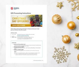 Christmas Day Offering | Donation Processing Instructions 