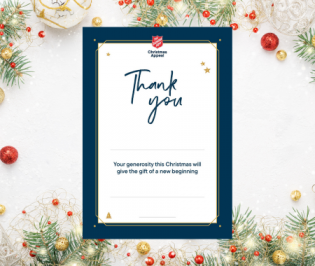 Christmas Appeal Thank You Certificates - Editable and Mail Merge