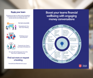 Normalising Money Conversations | Learning and Presentations Flyer