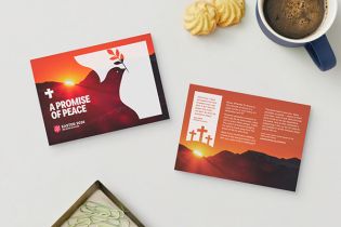 Free Easter Reflection Card + Sticker Template
