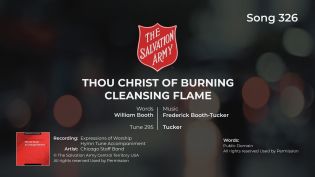 Song 326 Thou Christ of burning cleansing flame (Tucker) BRASS WMV