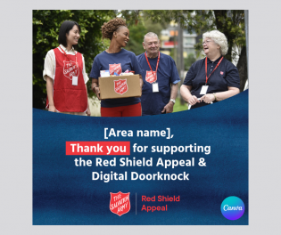RSA Digital Doorknock Thank You Social Media Assets (Canva-editable)