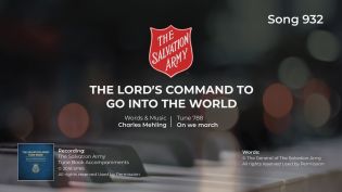 Song 932 The Lord's command to go into the world PIANO MP4