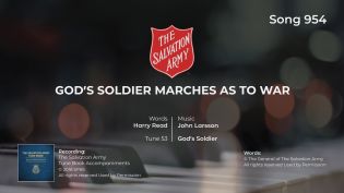 Song 954 God's soldier marches as to war PIANO MP4