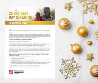Christmas Day Offering | Corps Information Sheet 