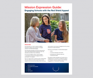 Guide for Mission Leaders: Engaging Schools in the Red Shield Appeal