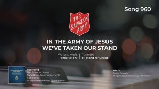 Song 960 In the Army of Jesus PIANO MP4