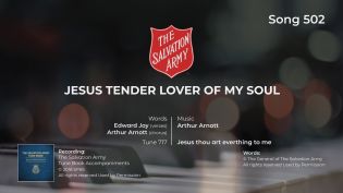 Song 502 Jesus tender lover of my soul PIANO WMV