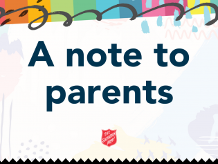 'Welcome to church' message for young families