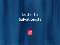 Letter to Salvationists