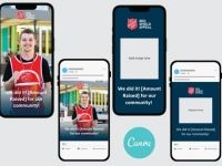 RSA - Amount Raised Social Media Assets - Canva editable 