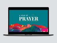 A year of prayer - PowerPoint template