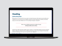 Word template and letterhead