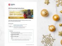 Christmas Day Offering | Donation Processing Instructions