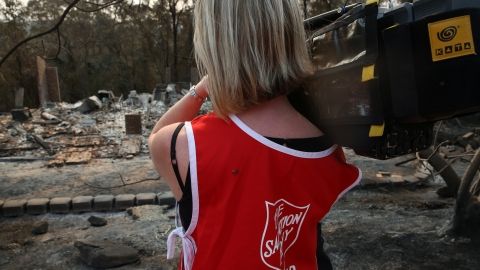 Salvos on hand to help at mountains fires