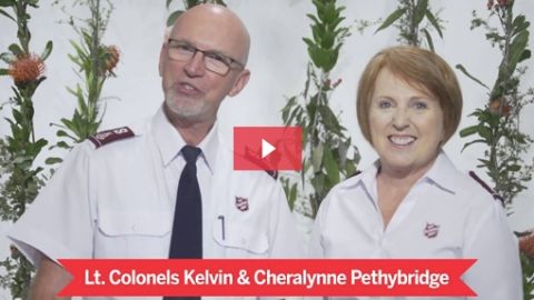 Merry Christmas from Lt-Colonels Kelvin and Cheralynne Pethybridge