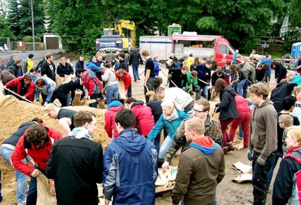 Salvos in Germany Support Flood Response