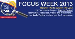 24-7 Focus Week seeks to unite Salvationists in prayer