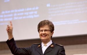 Oslo, Norway receives General Linda Bond