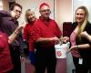 Staff go red for bushfire appeal 
