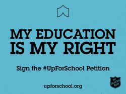 Salvos support worldwide school petition