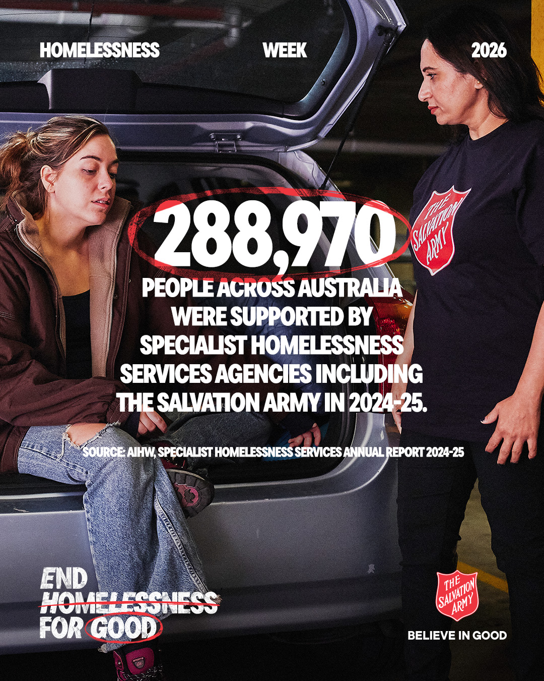 Homelessness Week 2026 | Social Media | mySalvos